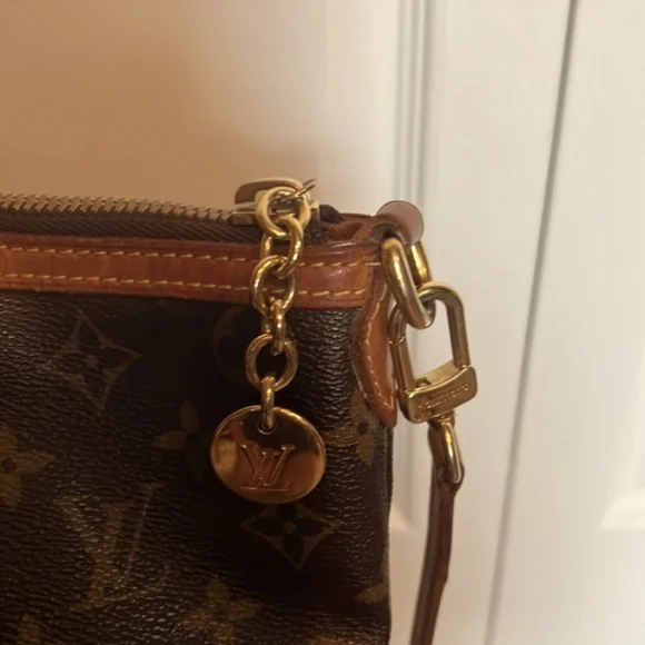 LOUIS VUITTON PALERMO PM WITH CROSSBODY STRAP - Picture 10 of 10